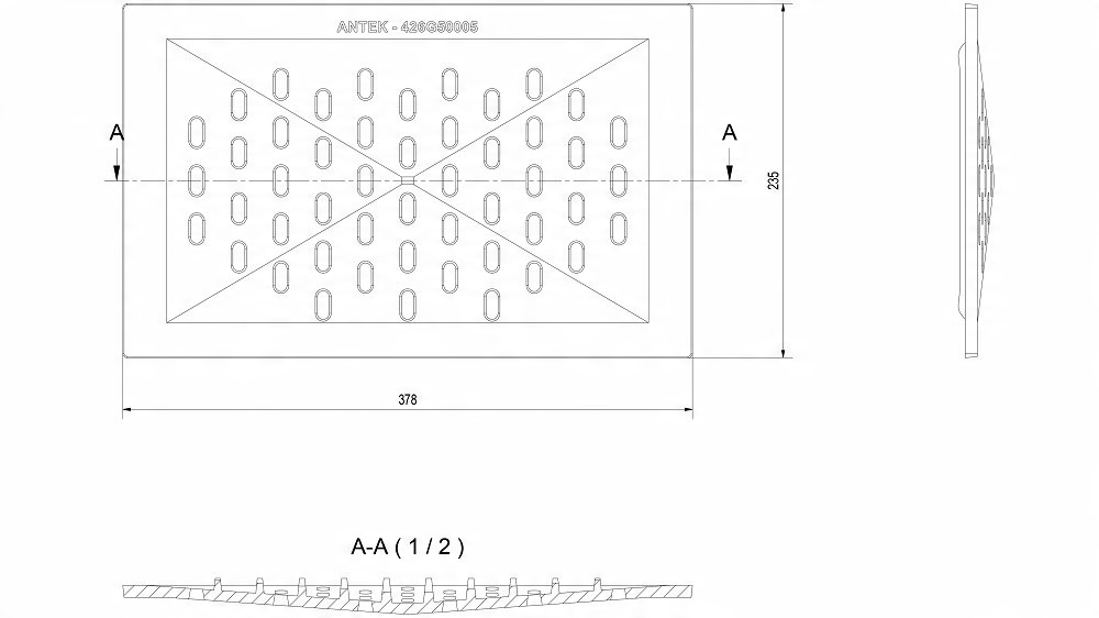 ~ деталі чавунна решітка Камінна вставка antek виробник code 426-G-50005 / пофарбовані