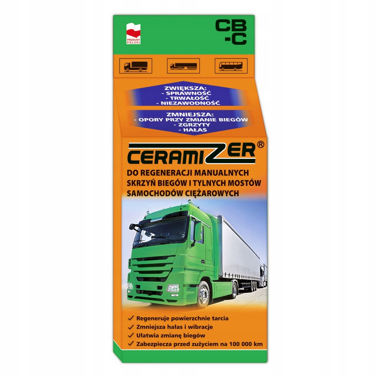 Ceramizer do skrzyń biegów i mostów samochodów ciężarowych