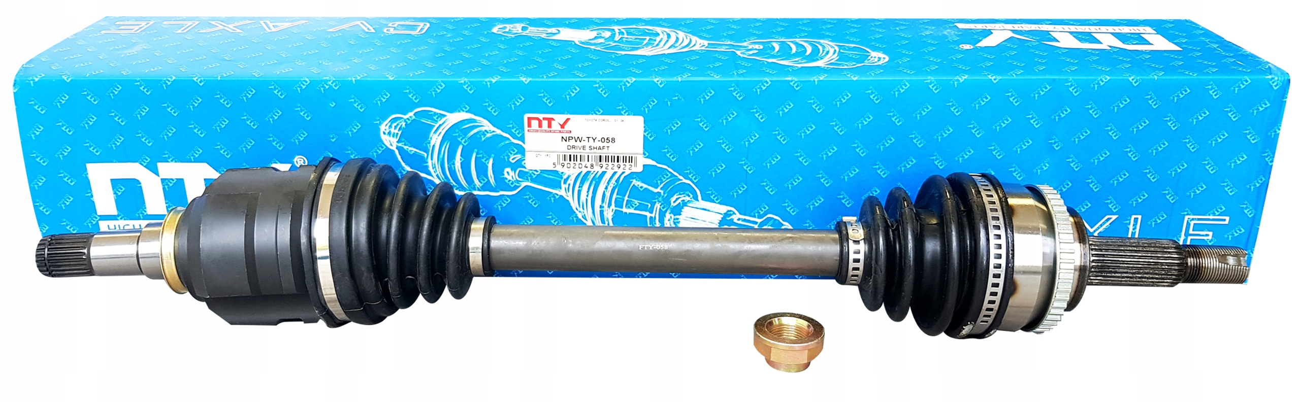 NPW-TY-058 - TOYOTA COROLLA E12 1.4 1.6 VVT-и полуось NTY