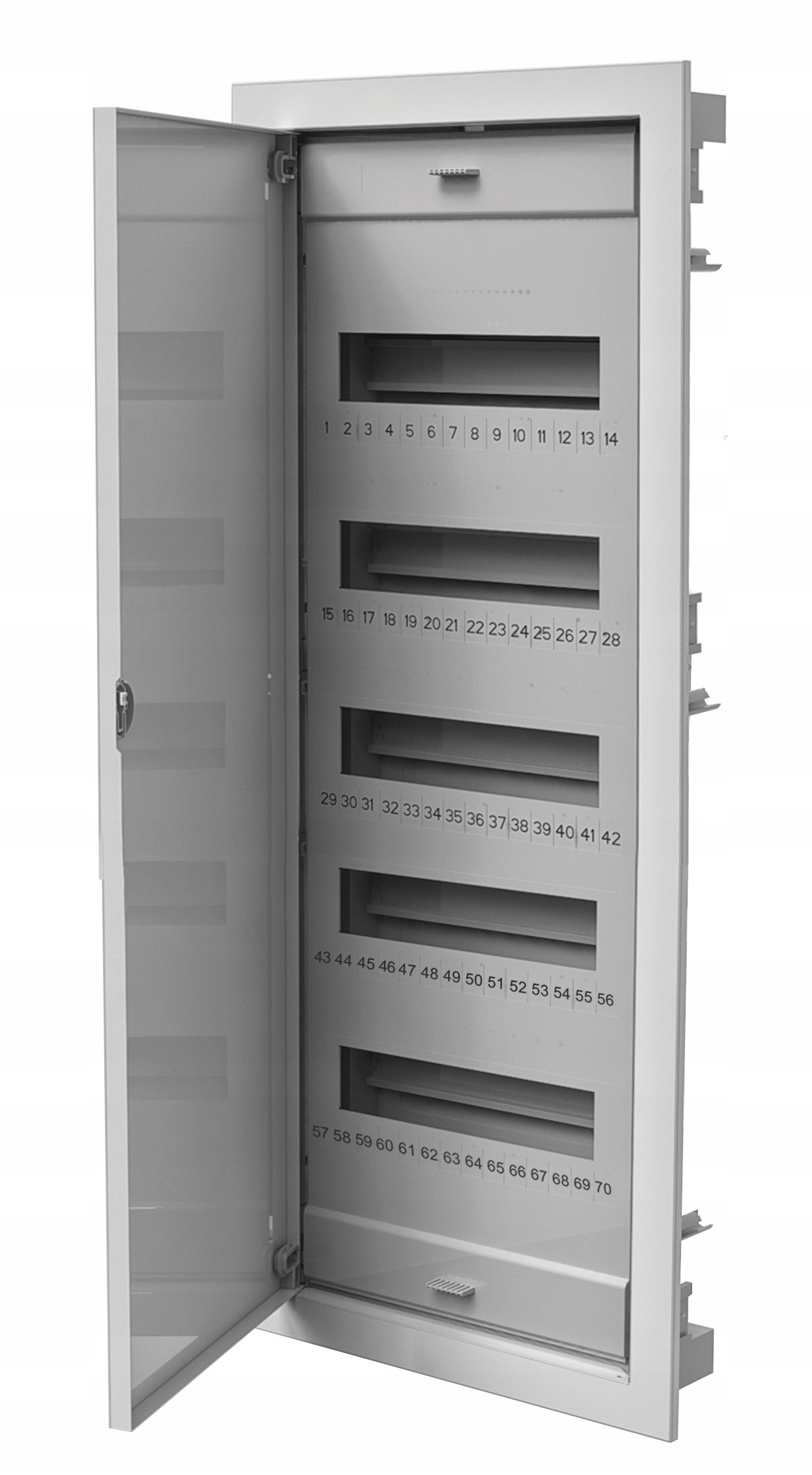 Modulárny Podomietkový Rozvádzač 5x12 IP40 Kovové Dvere C.1560 Pawbol