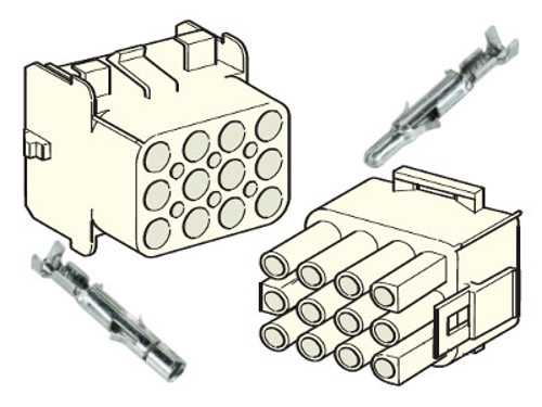 

Złącze Konektorowe Mate-n-lock 12 Pin MNL12 MNL-12