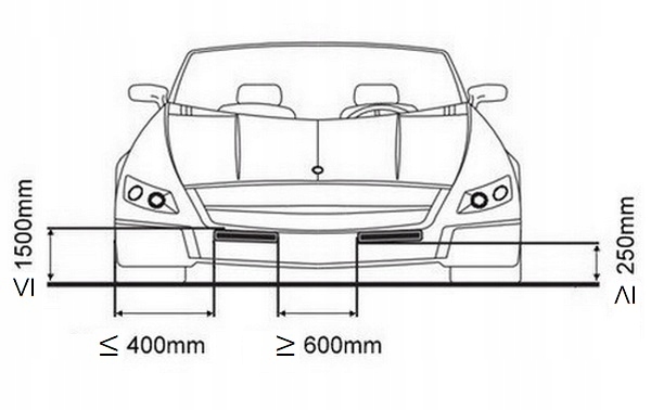 SWIATLA DO JAZDY DZIENNEJ LED ELASTYCZNE FLEX 12 Shape longitudinal