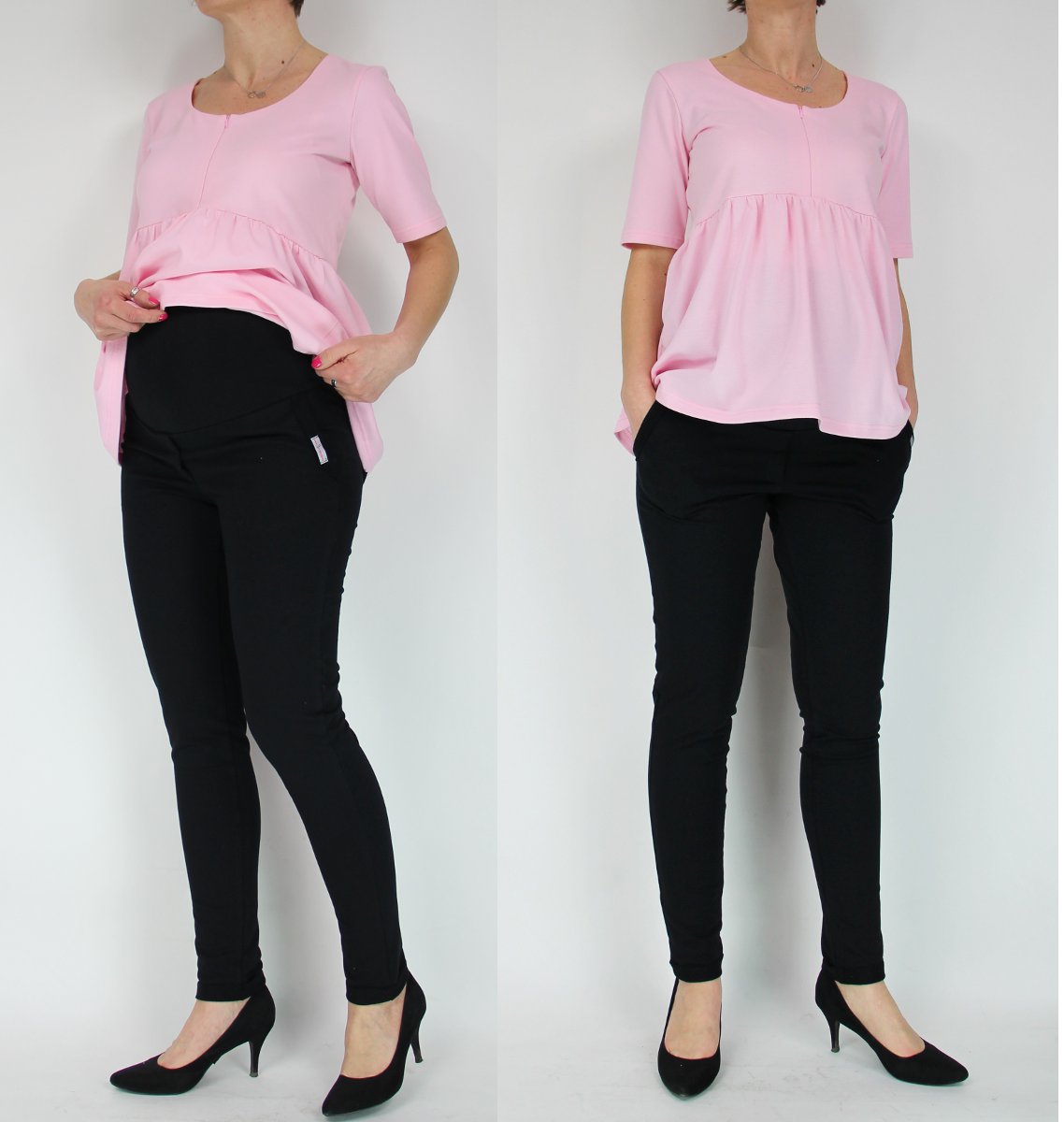 nowość eleganckie SPODNIE CIĄŻOWE kieszenie M Marka MM