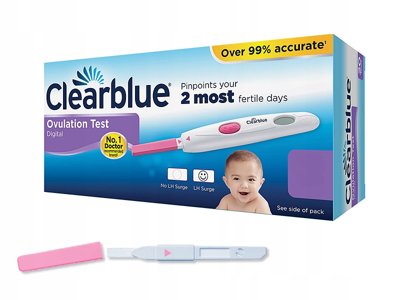 

Clearblue pałeczki testowe owulacyjne 5szt