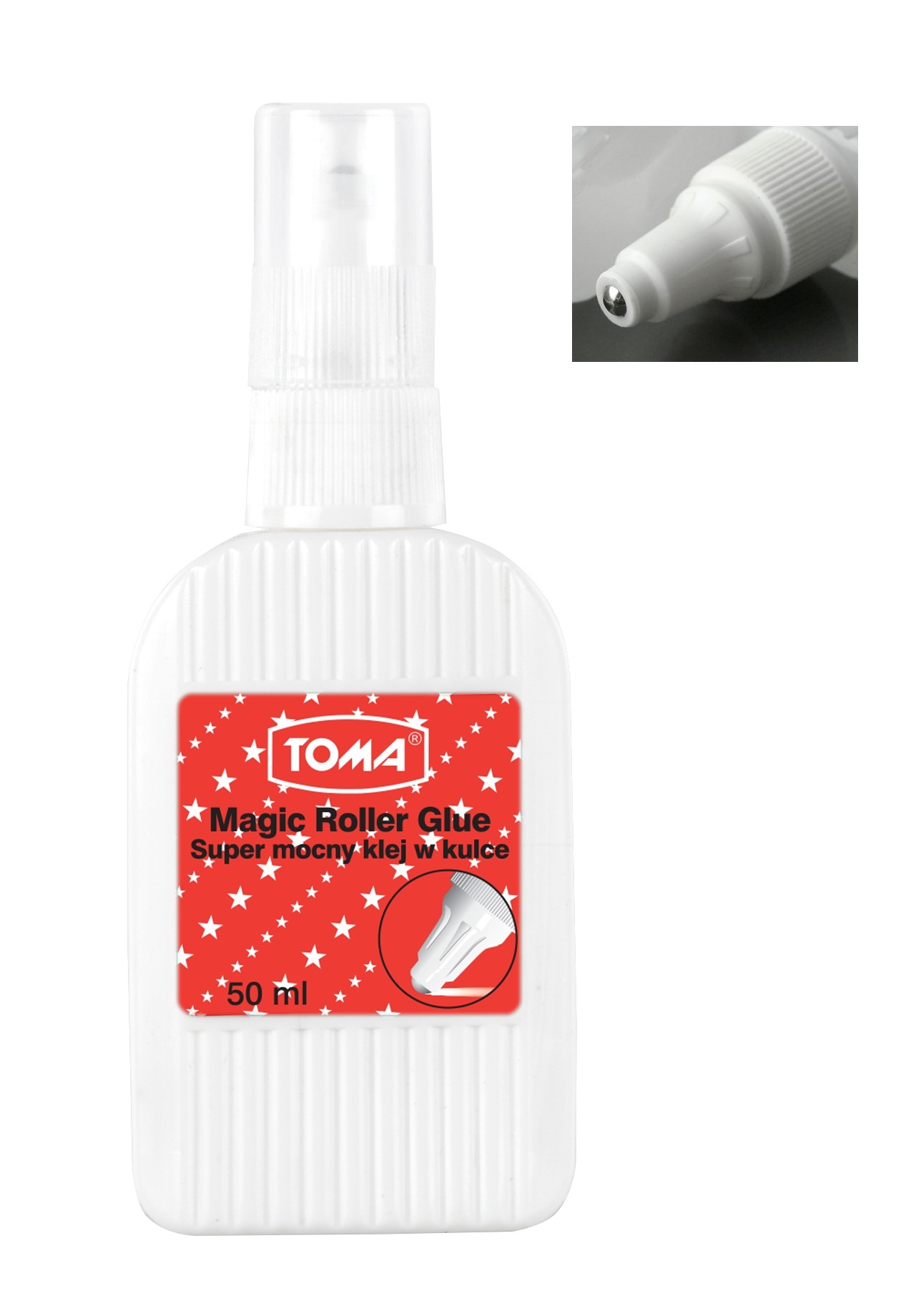 

Klej Płynny Z Kulką Magic Roller 50ml S.mocny Toma