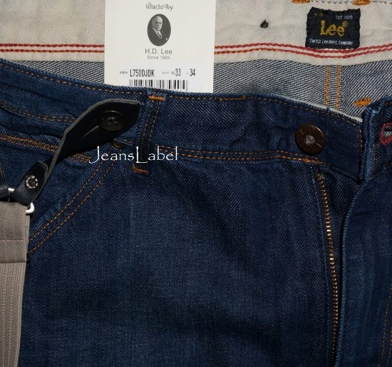 LEE LOGGER jeansy zwężane + SZELKI W30 L34 Model Logger