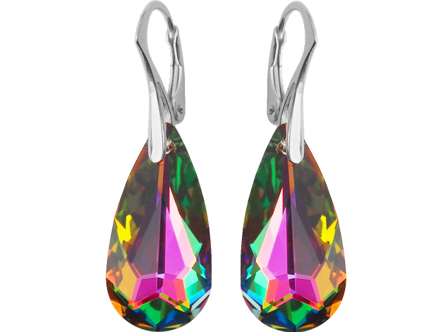 

Kolczyki Swarovski Kropla 24mm Vitrail Medium