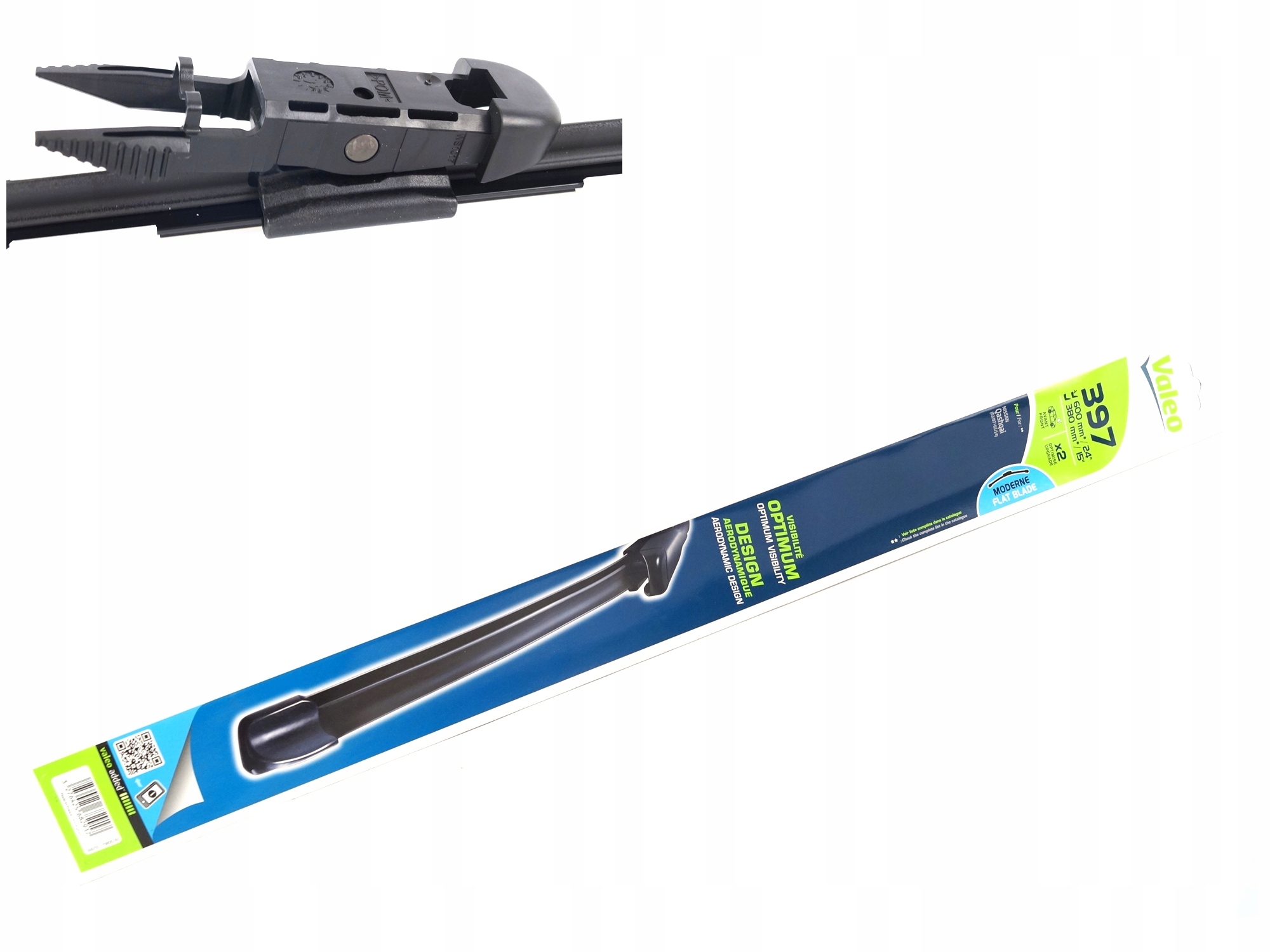 Wycieraczki pióra Nissan Qashqai +2 oryg Valeo VM397 VF397 574388