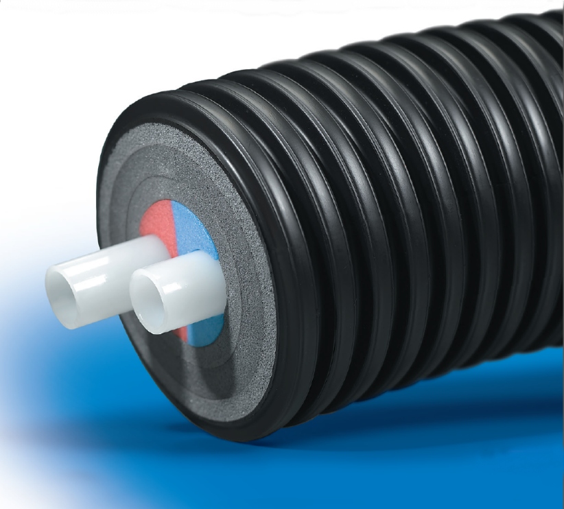 Rury preizolowane 2x32 Podwójne Uponor Ecoflex Varia Twin 32x2.9/140 do CO Marka Uponor