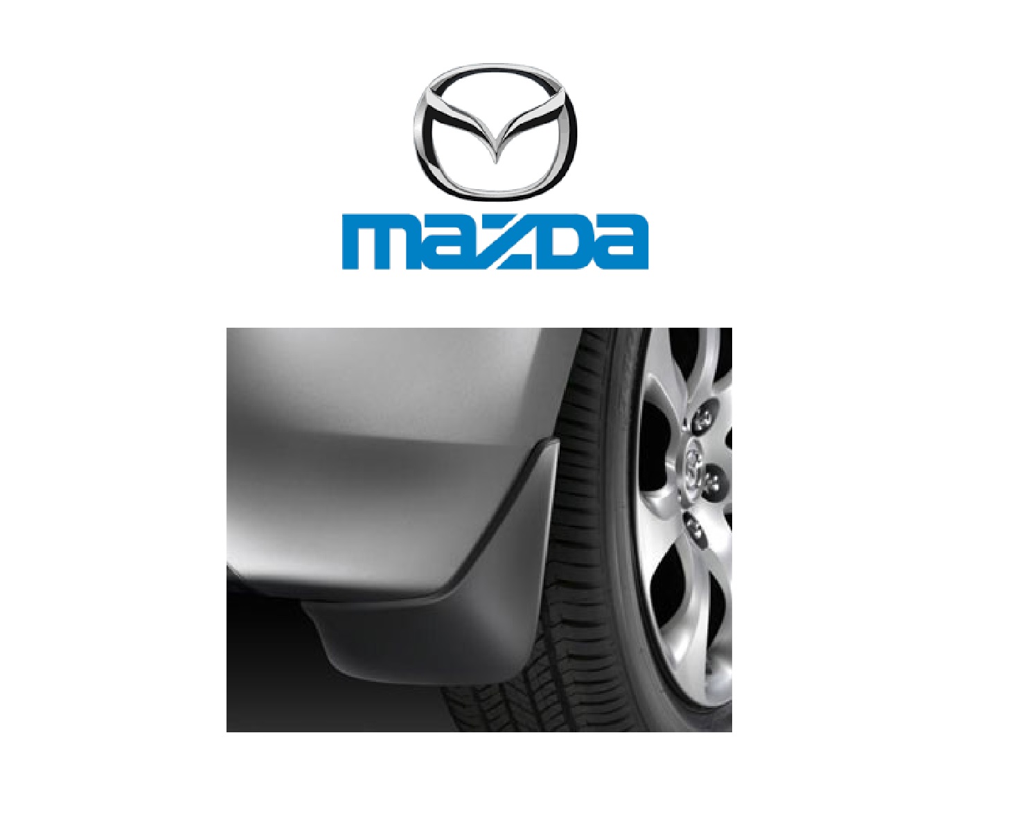 БРЫЗГОВИК БРЫЗГОВИКИ КОМПЛЕКТ ЗАДНИЙ ОРИГИНАЛ MAZDA 3 BK