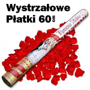 KONFETTI Tuba tuby strzelające 60 cm mix wzorów Marka Party Deco