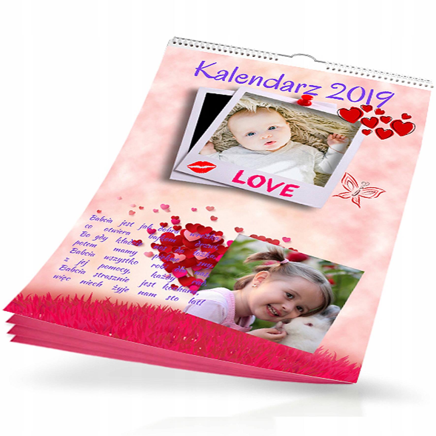 ФОТО-КАЛЕНДАРЬ БОЛЬШОЙ, A3 13-КАРТ ВЕРТИКАЛЬ ВАШИ ФОТОГРАФИИ