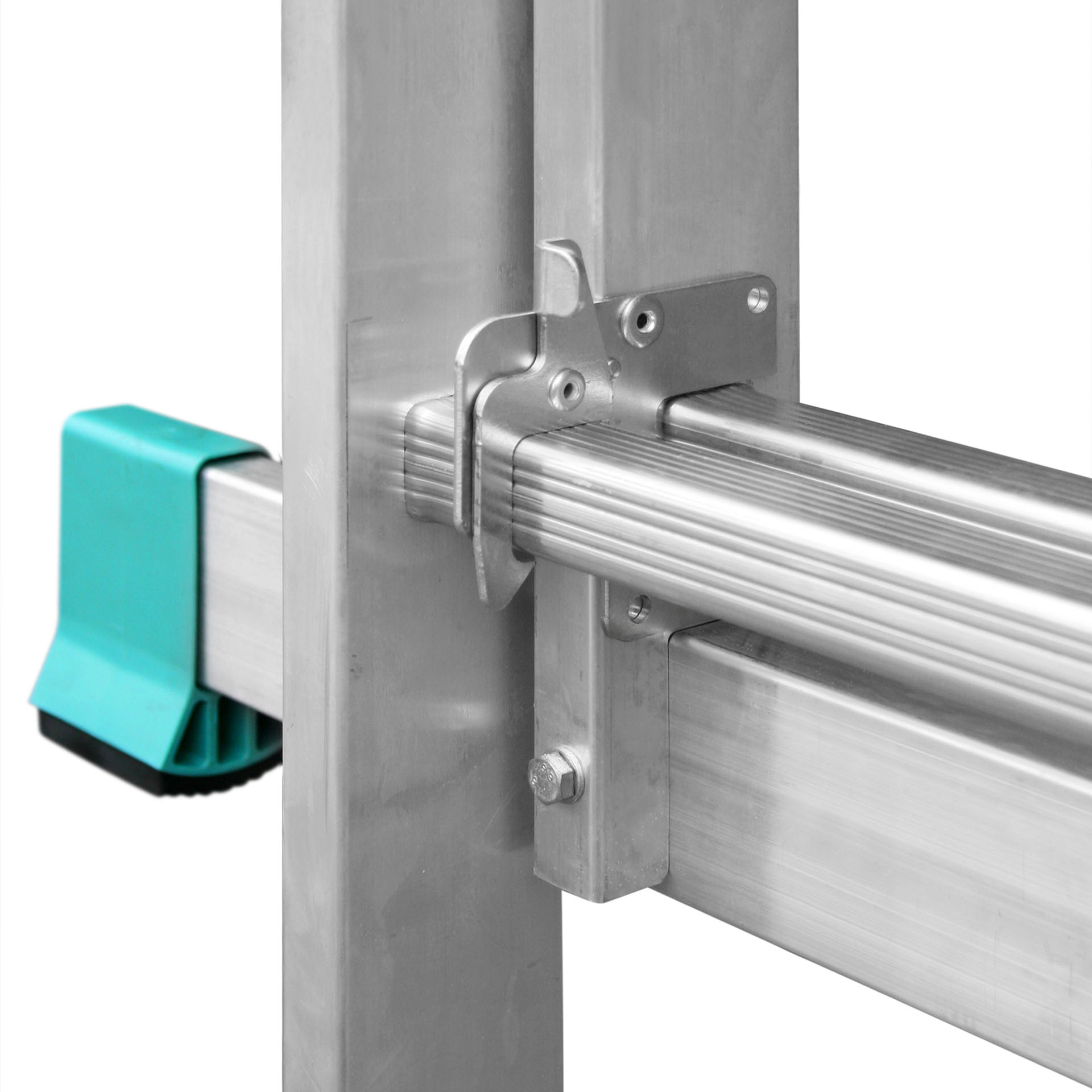 Drabiny podest roboczy ALVE rusztowanie drabina aluminiowa 2x7 Liczba elementów 2