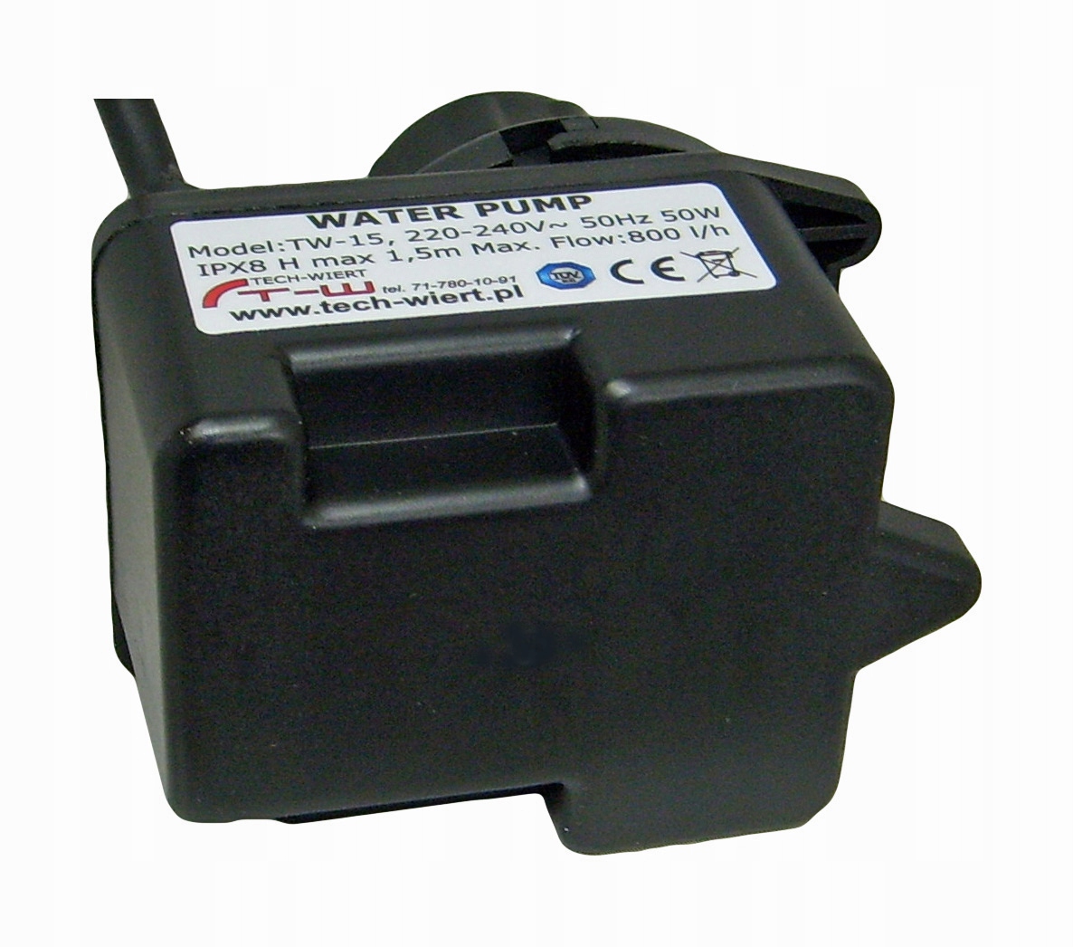 POMPA WODY DO PIŁA BUDOWLANA DO PUSTAKÓW BLOCZKÓW Waga produktu z opakowaniem jednostkowym 140 kg
