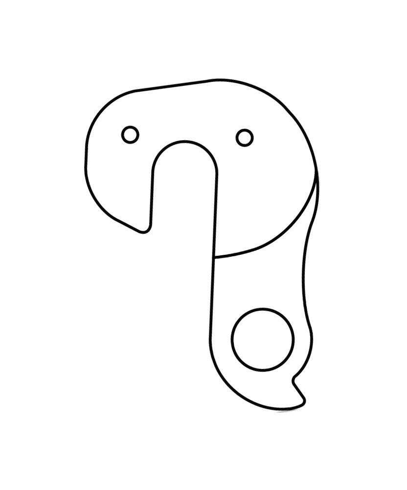 Hak Przerzutki GH-038 GIANT MERIDA CENTURION UMF Marka inna