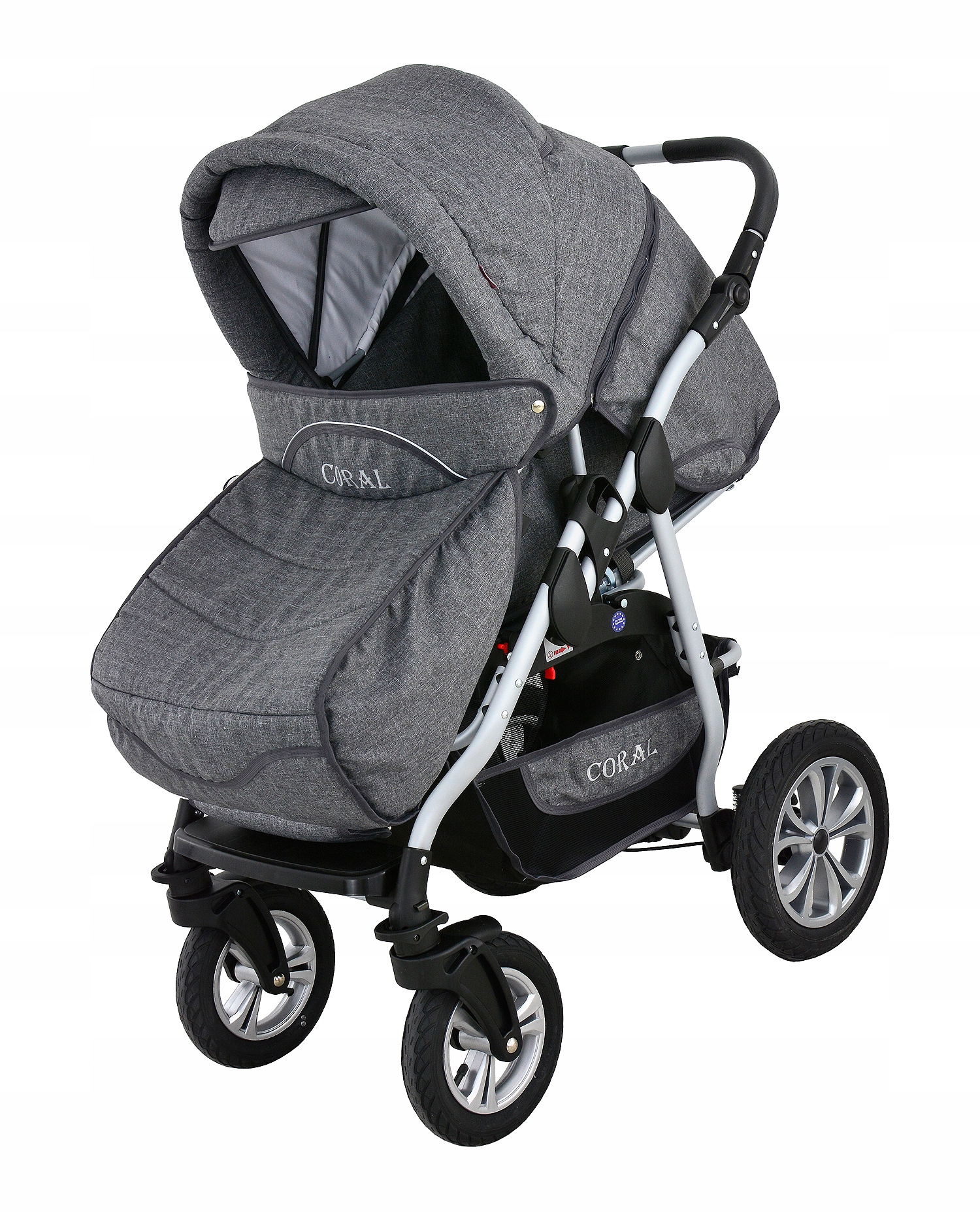 WÓZEK DZIECIĘCY KRASNAL CORAL 3W1 WIELOFUNKCYJNY Model CORAL