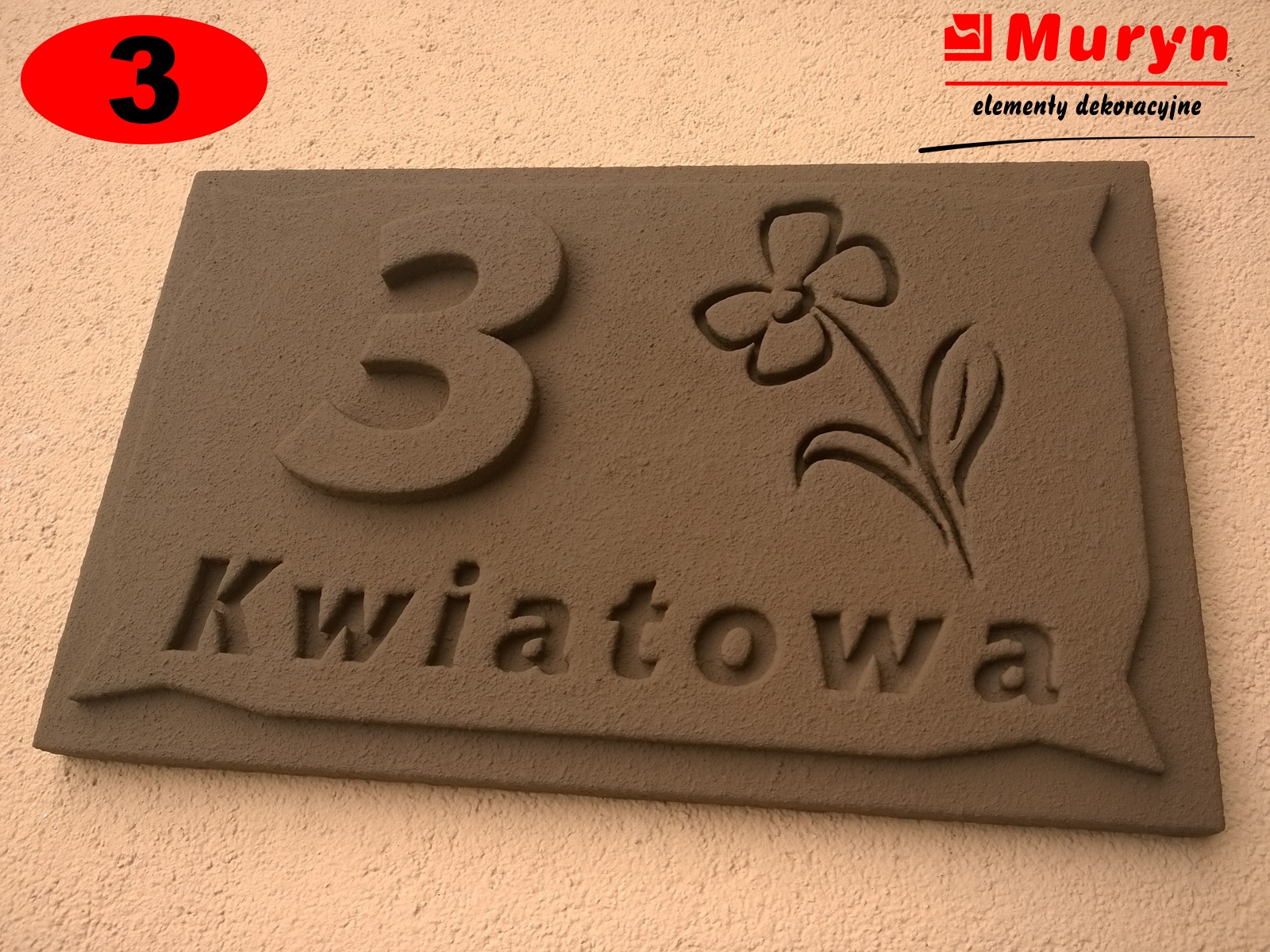 Numer Domu Tablica adresowa Numer na Dom Marka inna