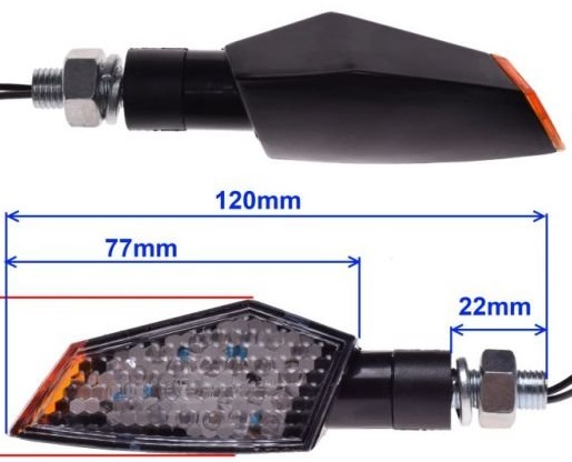 E11 KIERUNKI KIERUNEK LED + PRZERYWACZ HOMOLOGACJA Producent inny