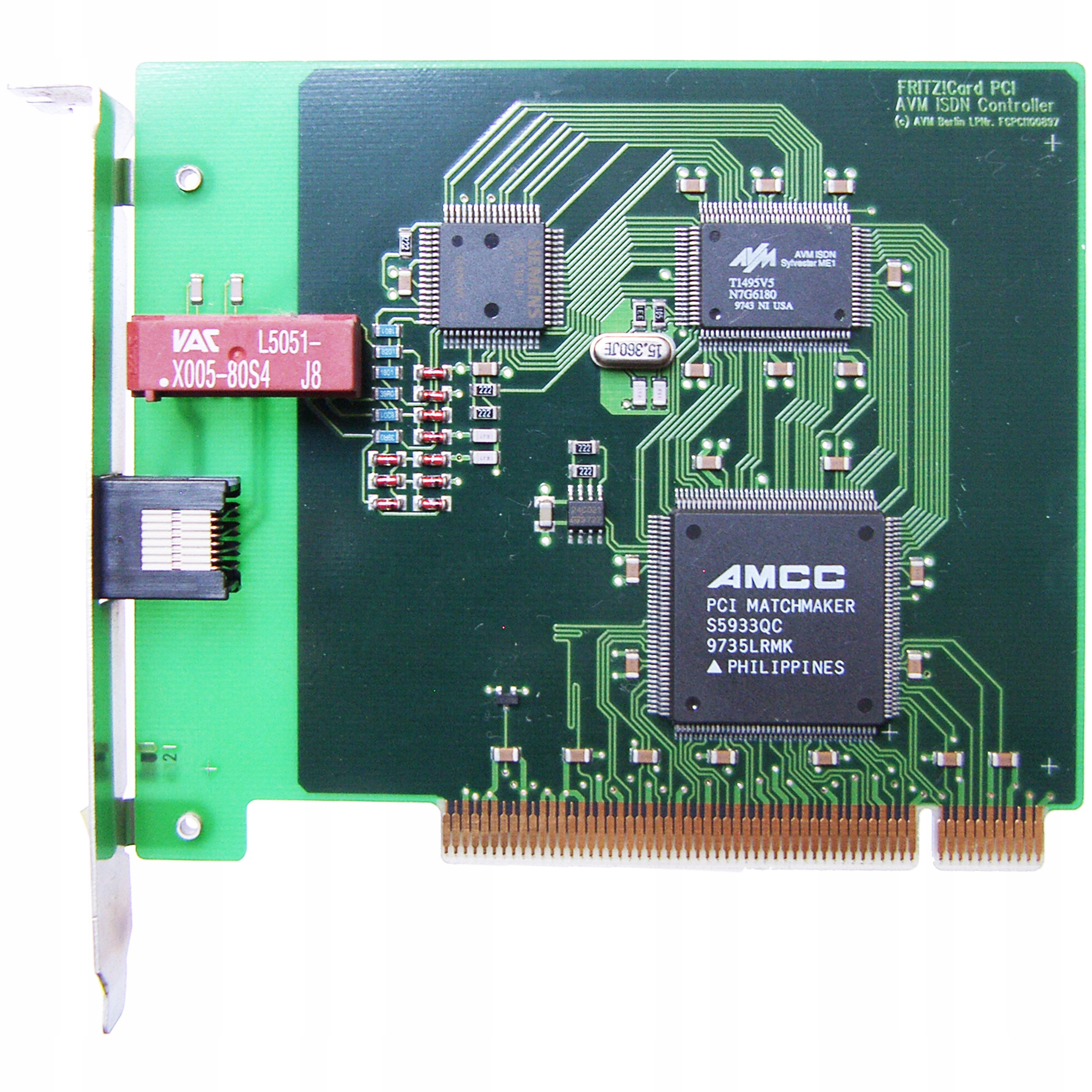 PCI ISDN AMCC 100% OK PxT