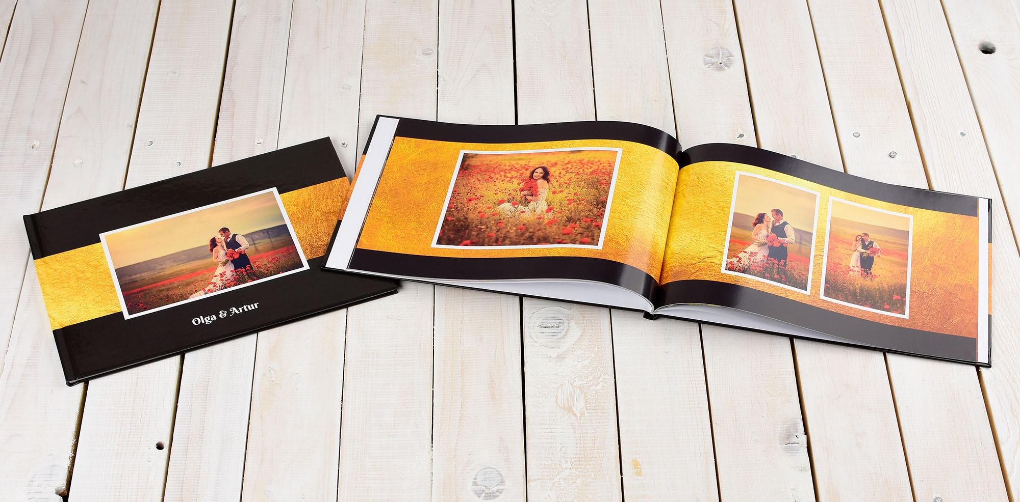 Foto-książka, Fotoalbum - A4 poziom 28 str. Strony miękkie