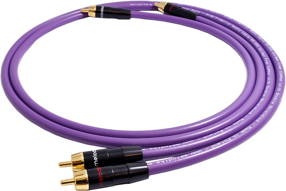 

Kabel Cinch 2 Rca - 2 Rca Melodika MD2R100 10m