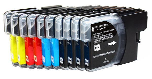 

10 Tusze Do Brother DCP375CW DCP195C DCP365CN 290C