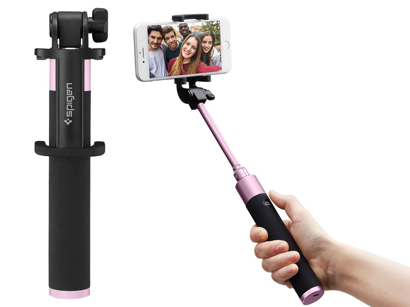 

Spigen S530W Wireless, Uchwyt, kijek selfie stick