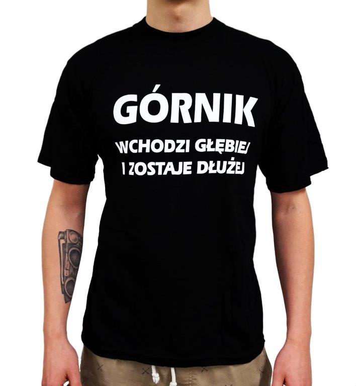 

Koszulka prezent Dzień Górnika Barbórka Śląsk r. L