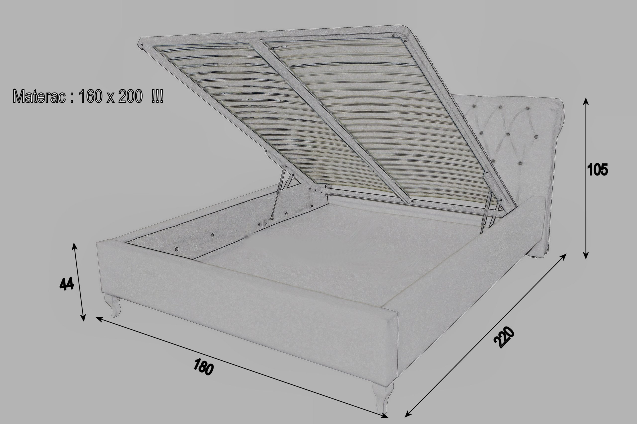 сборка кровати с подъемным механизмом hyper