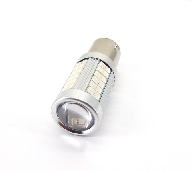 

Led BA15S 12-24V czerwona Canbus R10W P21W 1000lm