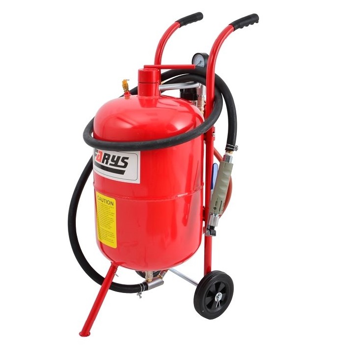 СИФОННАЯ ПЕСКОСТРУЙНАЯ МАШИНА 38L 8 НАСАДОК + АБРАЗИВ БЕСПЛАТНО