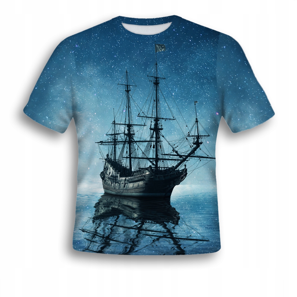 

Koszulka 3D T-shirt Żaglowiec XL Orginalny Nadruk