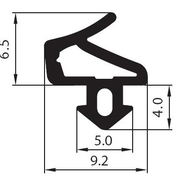 Uszczelki do okna okien okienne s-1251 SALAMANDER Kod producenta S-1251