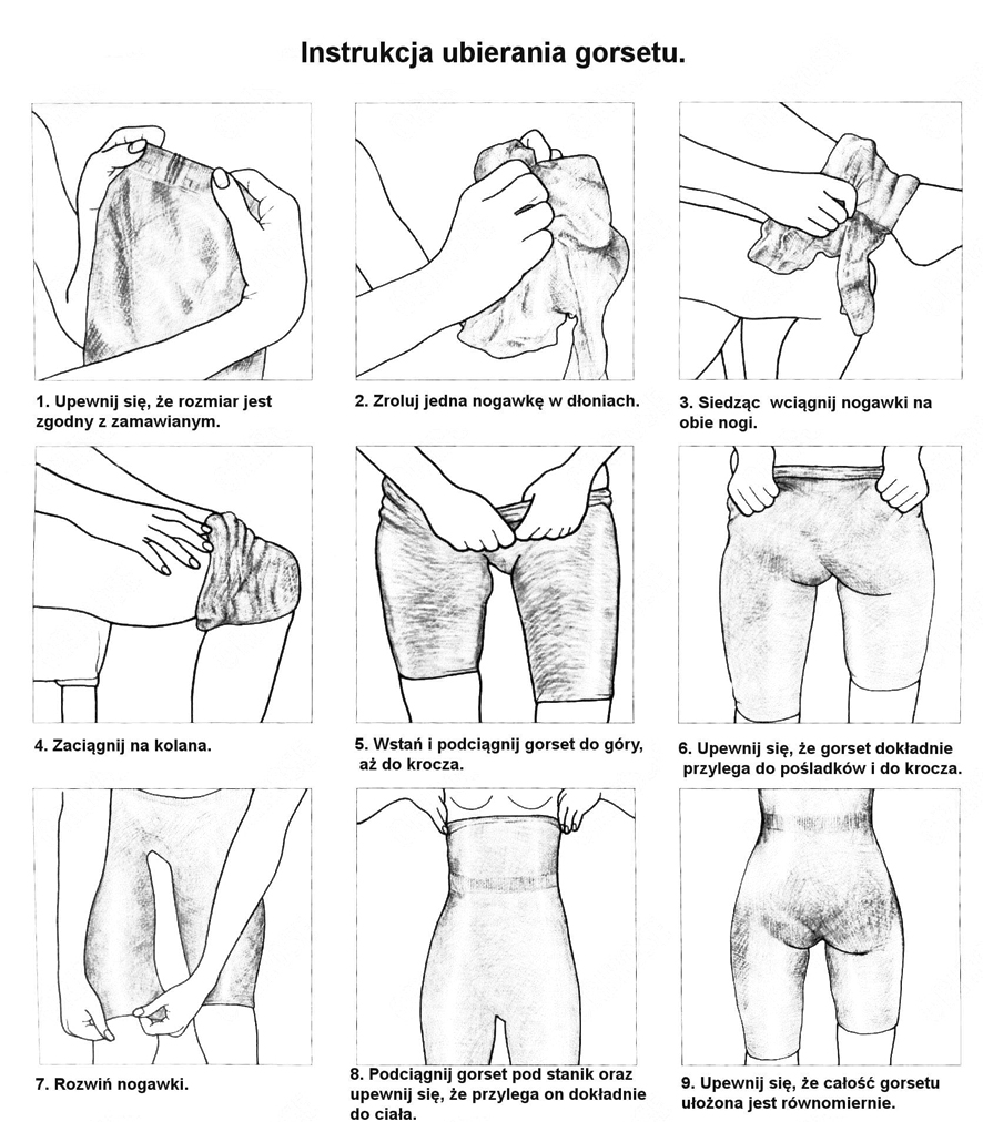 Orirose WYSOKIE Majtki mocno WYSZCZUPLAJĄCE brzuch MODELUJĄCE uda SIZE PLUS Linia plus size (duże rozmiary)