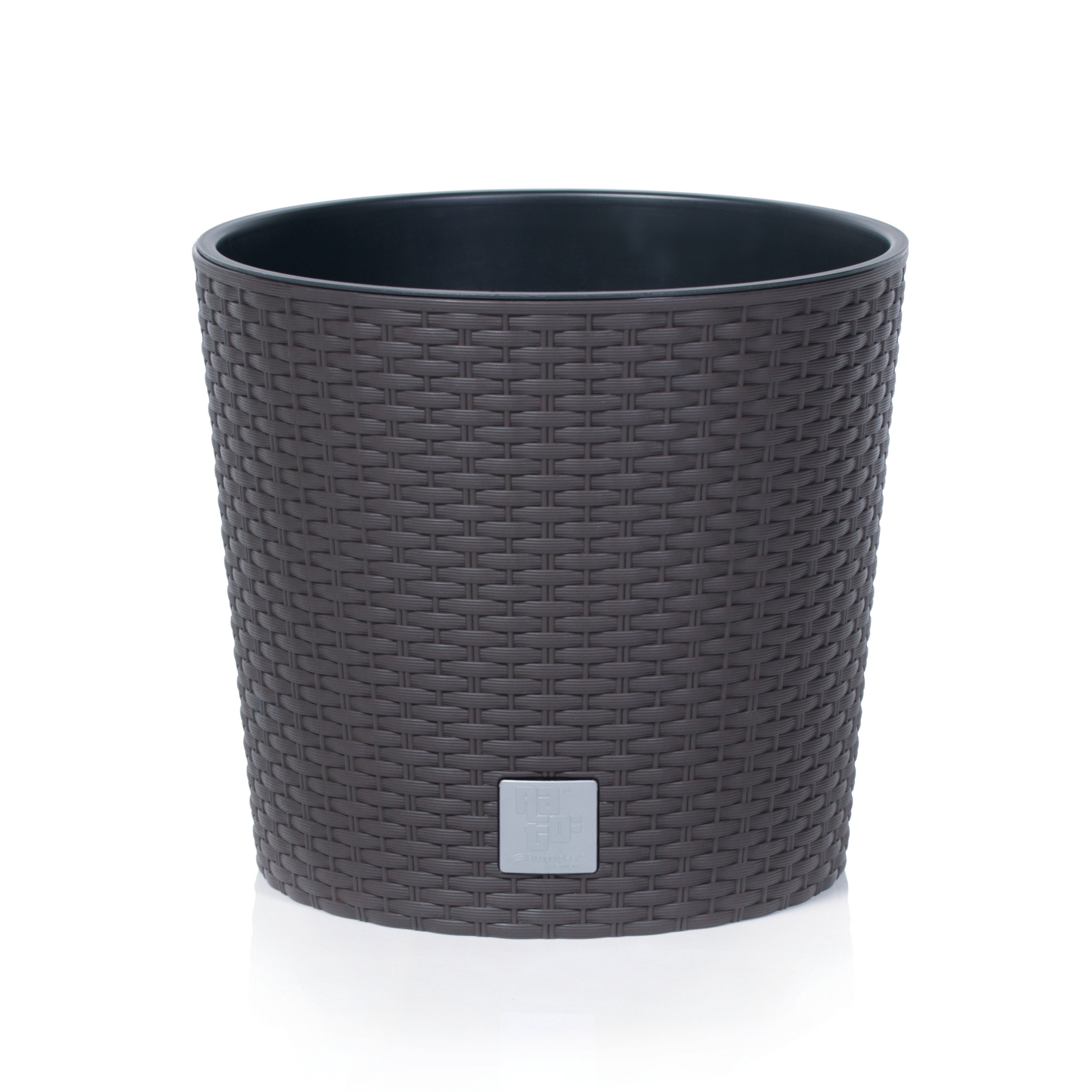 

Mała Doniczka z wkładem Okrągła Rattan 20cm x 20cm