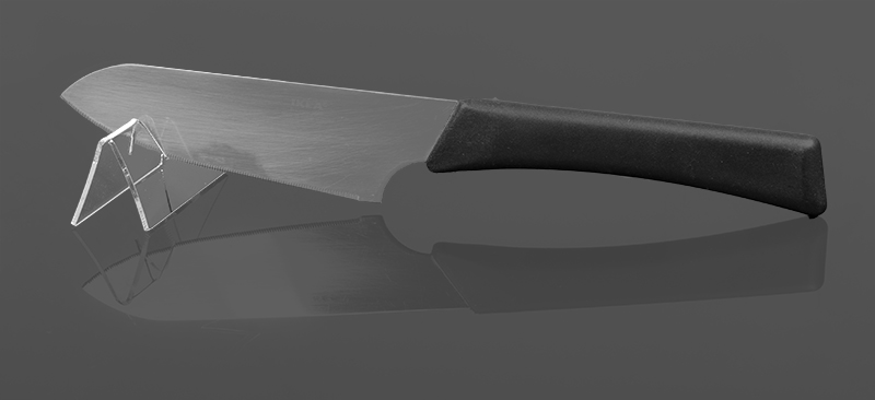 STOJAK PODSTAWKA EKSPOZYTOR z PLEXI NOŻE SCYZORYK Marka Select