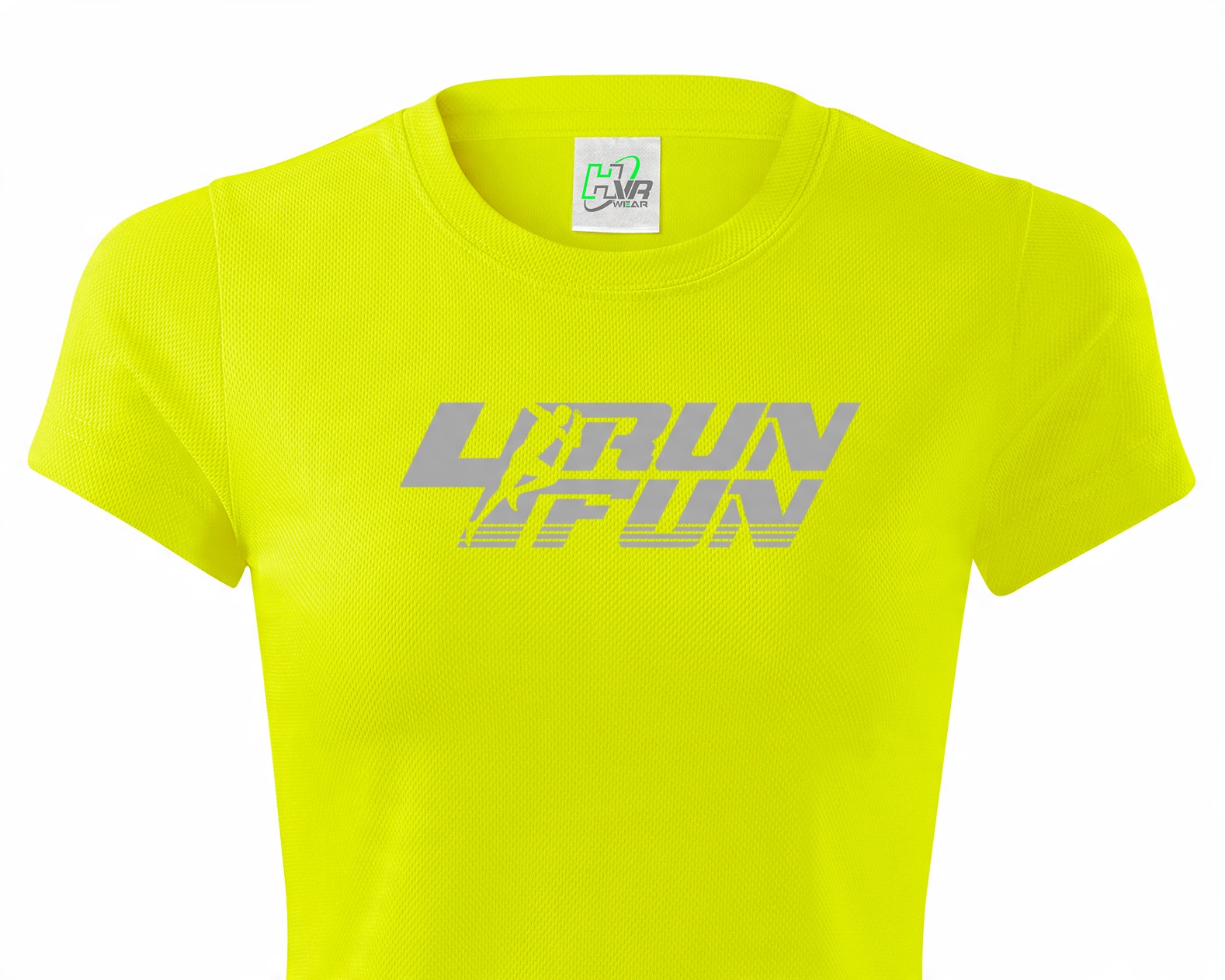 

Run 4 Fun Techniczna Koszulka Treningowa Fluo Hvr