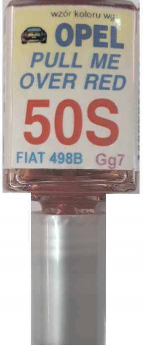 

Opel Fiat 50S Gg7 498B Red Lakier Zaprawka Ara