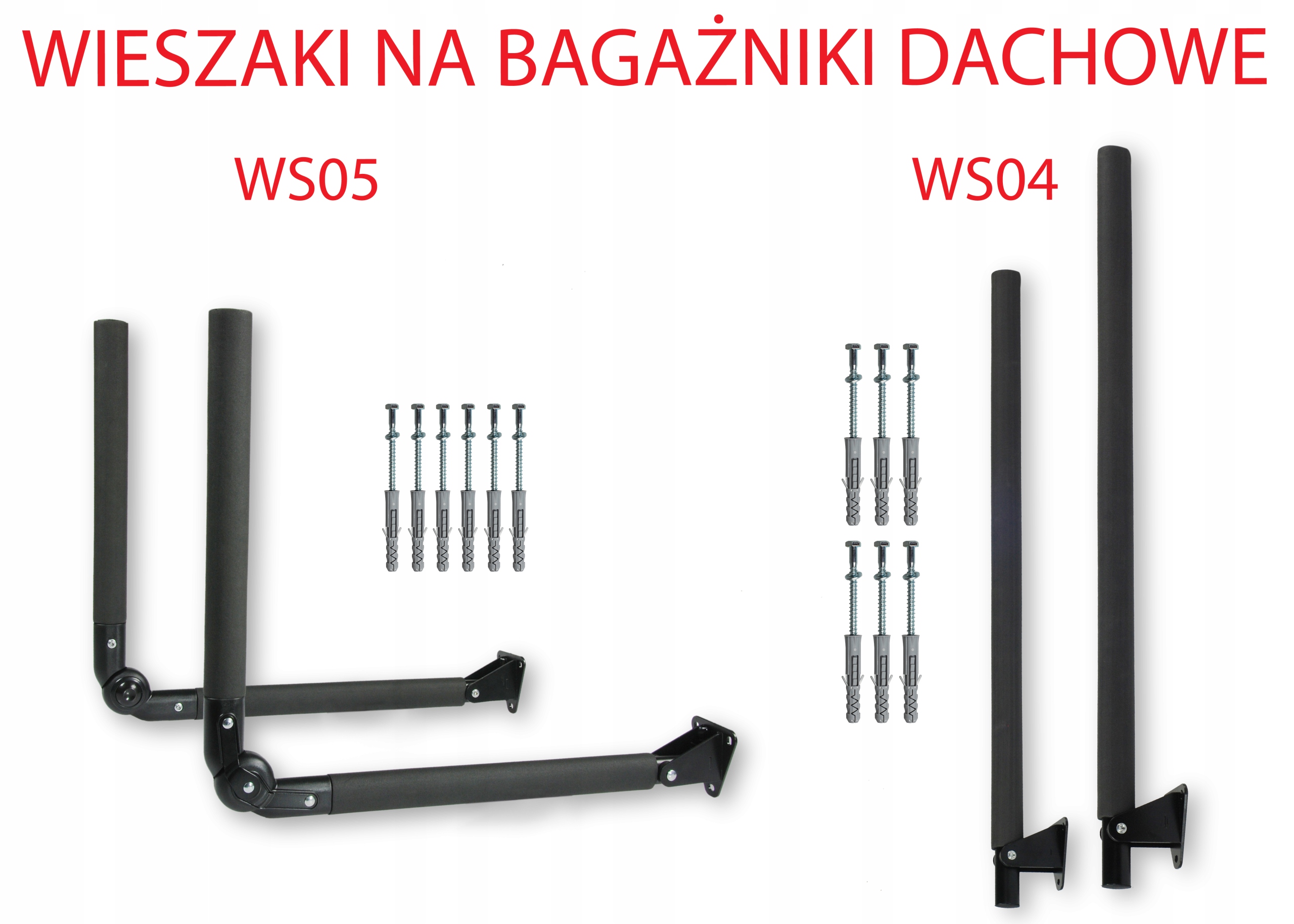 WIESZAK NA BAGAZNIK BOX DACHOWY UCHWYT WS04 Opening unilateral
