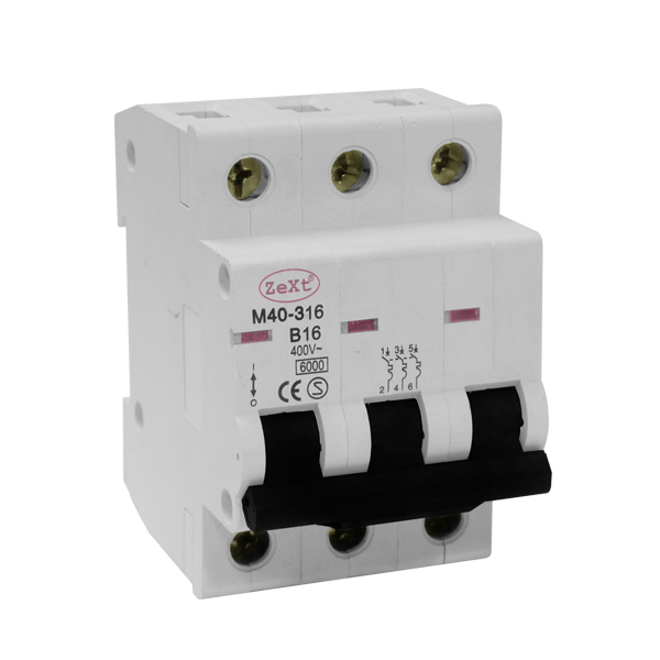 

Wyłącznik nadprądowy M40 3P C 6A