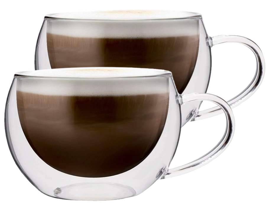 

Szklanki Termiczne Kawy Cappucino Latte Herbaty X2