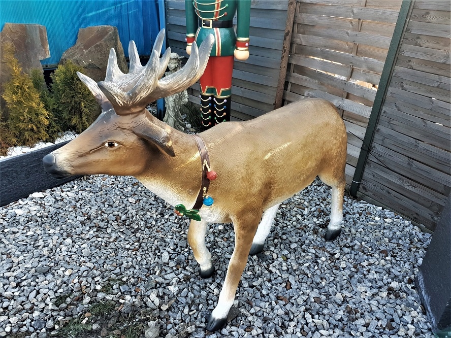 FIGURKA OGRODOWA - JELEŃ / XXL / RENIFER model II Rodzaj figurka