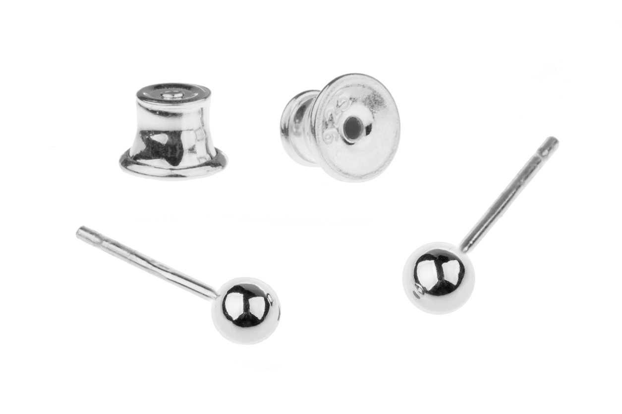 

Srebrne kolczyki 3mm Kulki kule kuleczki pr.925