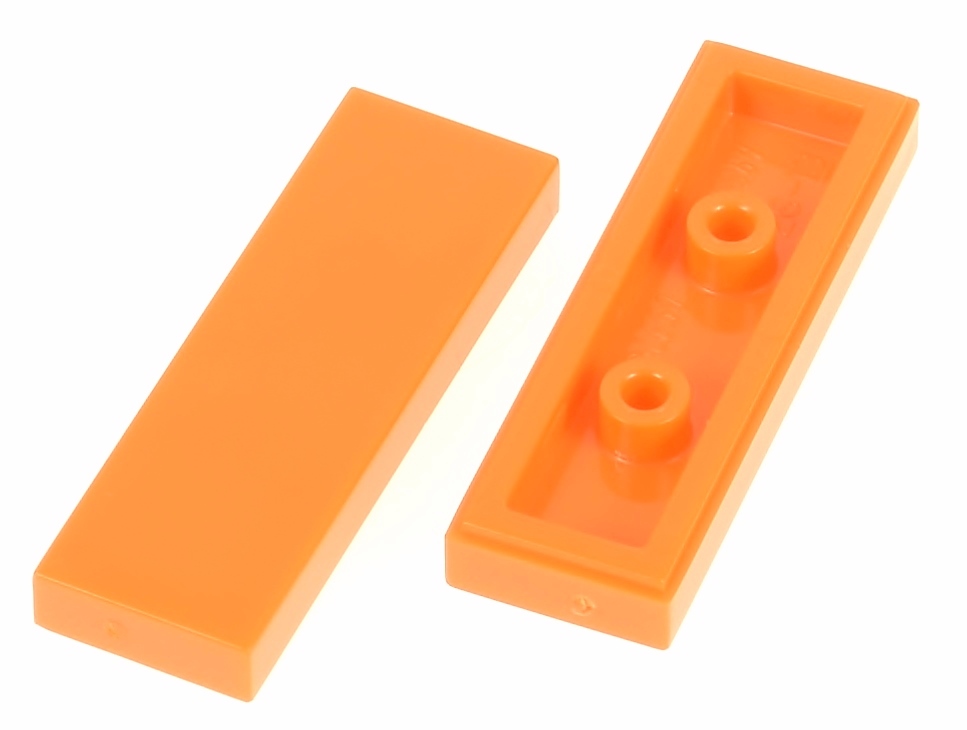 

Lego Płytka gładka 1x3 63864 pomarańczowa 2 szt.