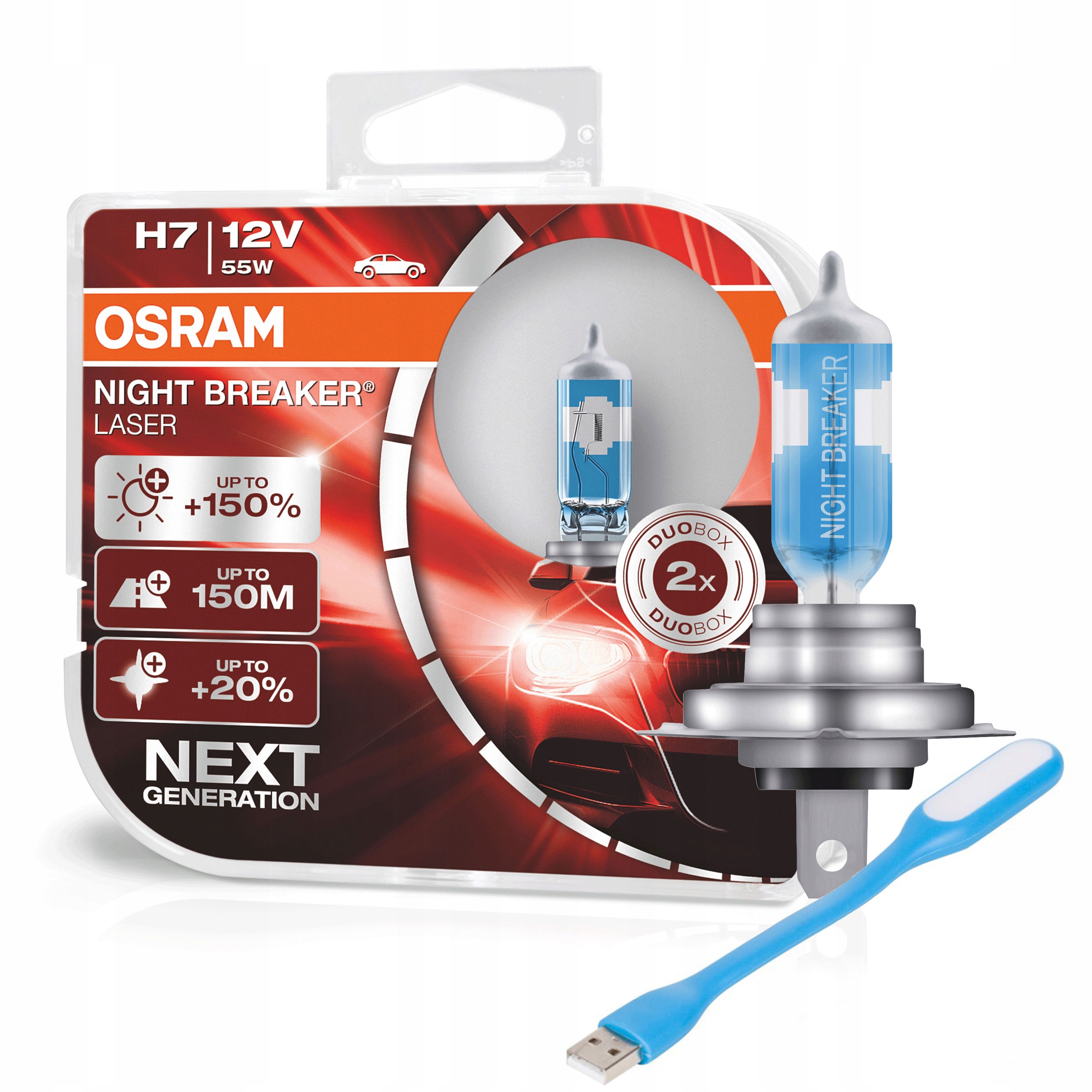 OSRAM Żarówki H7 Night Breaker Laser +150% Next Producent Osram