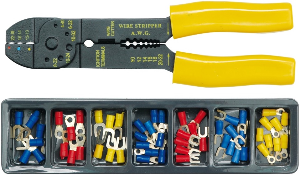 Zaciskacz z konektorami w kasecie VOREL 45050 Model 0