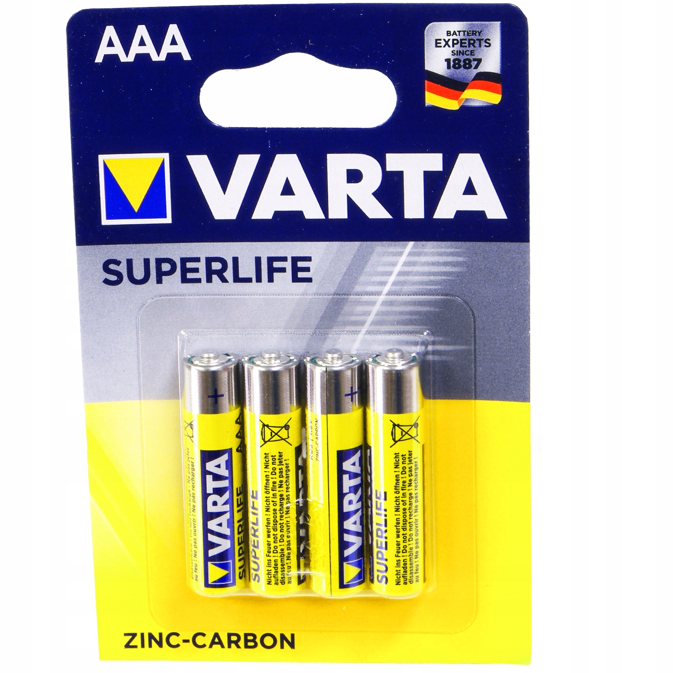 

4x Bateria Varta Superlife LR03 Aaa 2020r