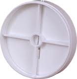 WENTYLATOR ŁAZIENKOWY 120 Timer INOX Przeznaczenie wylotowe