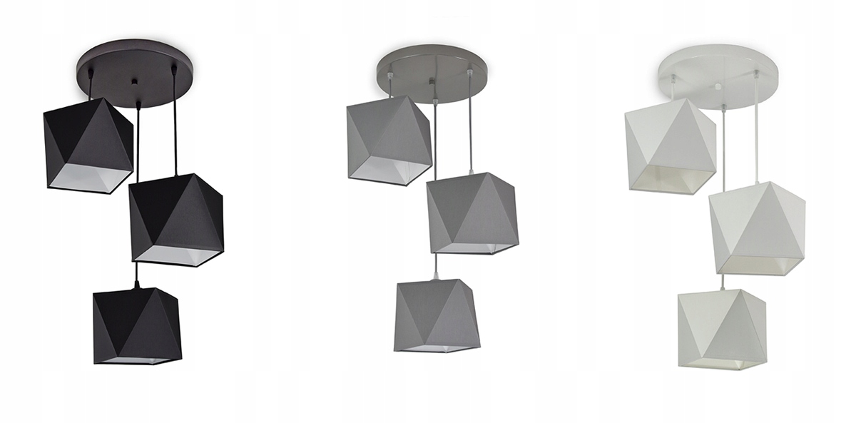 LAMPA WISZĄCA SUFITOWA ŻYRANDOL DIAMENT LED 299-E3 Długość/wysokość 70 cm