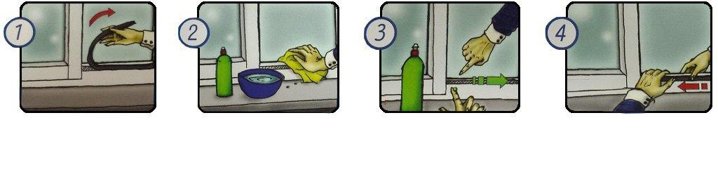 Uszczelka Uszczelki Do Okna Okien Okienne S-1126 A Kolor szara